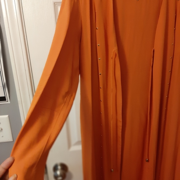 Essence by Mail Peachy Tangerine Colored Dress - Picture 4 of 15